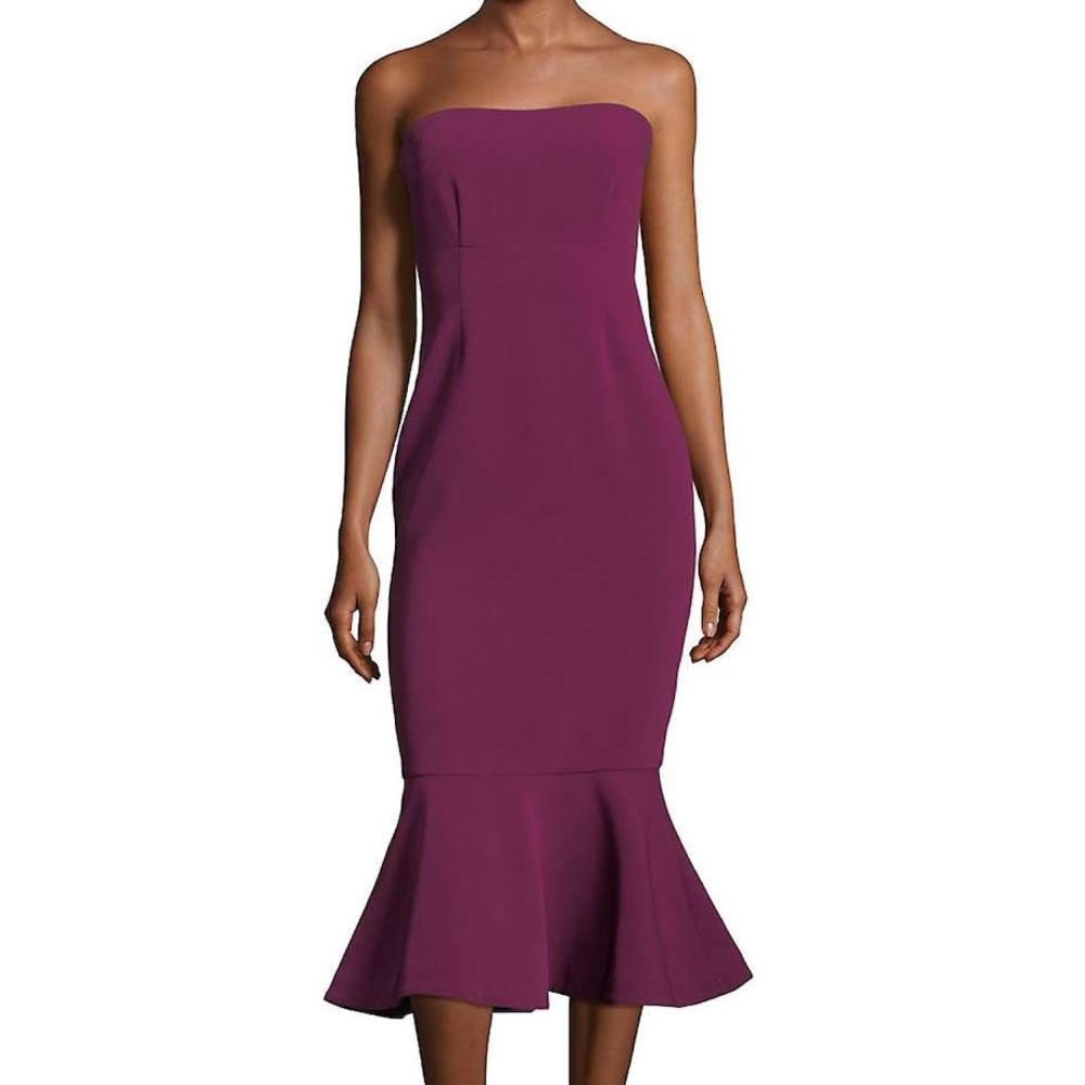 Cinq á Sept Luna Dress in Raspberry